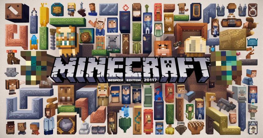 Minecraft: Bedrock Edition (2011) Game Icons Banners