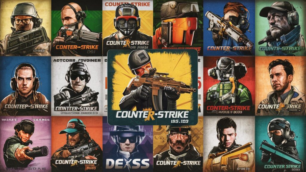 Counter-Strike 1.6 (2003) Game Icons Banners